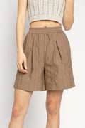 FABIANA FILIPPI Cotton Bermuda Short in Acorn