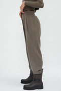 FABIANA FILIPPI High-Waist Jogger Pant in Militare