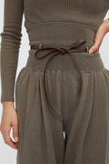 FABIANA FILIPPI High-Waist Jogger Pant in Militare