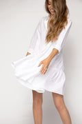 FABIANA FILIPPI Organic Cotton Shirt Dress in White