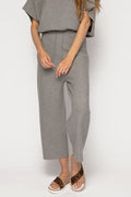 FABIANA FILIPPI Wide Leg Track Pants in Grey