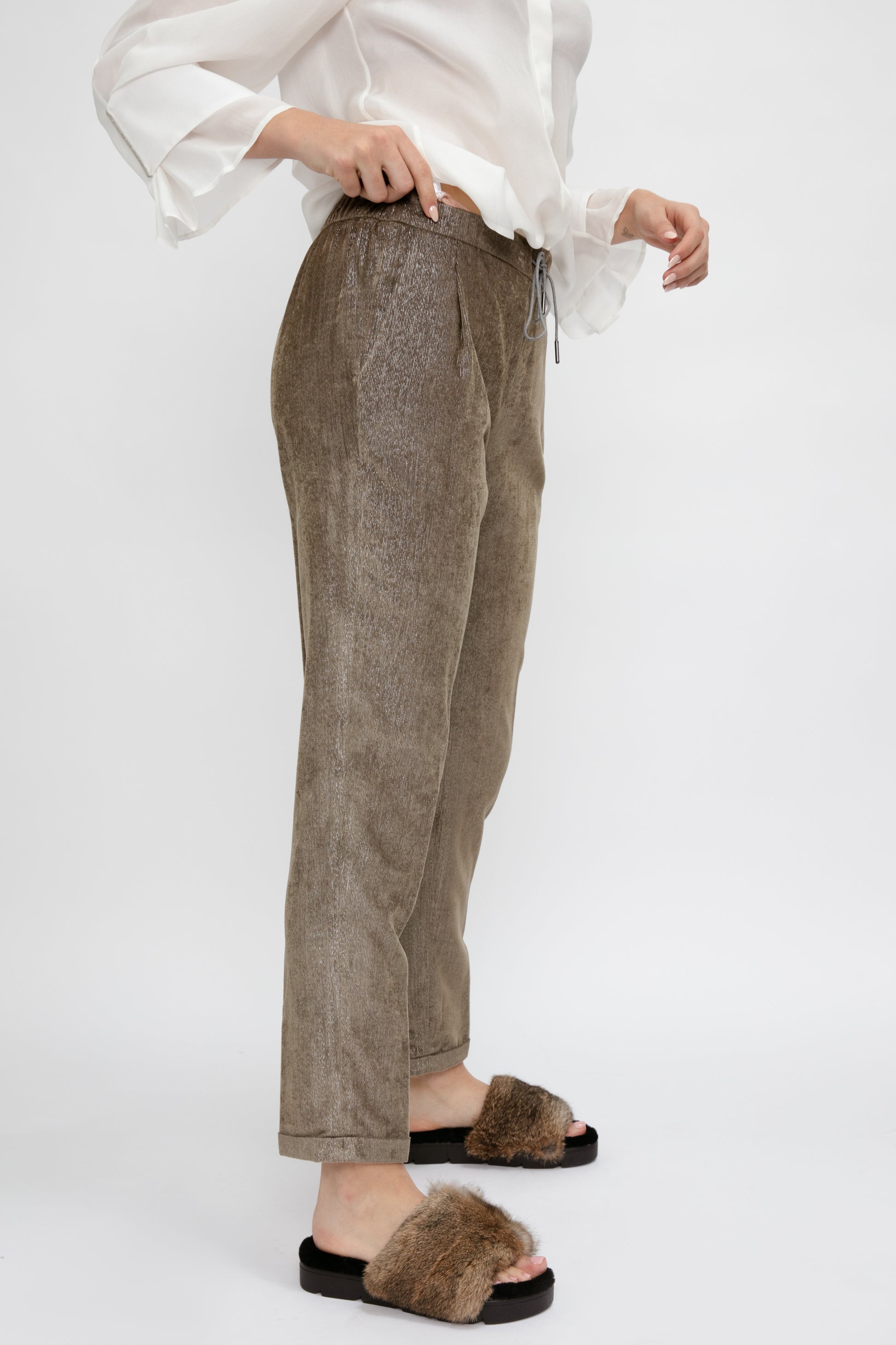FABIANA FILIPPI Trouser Pant in Noce