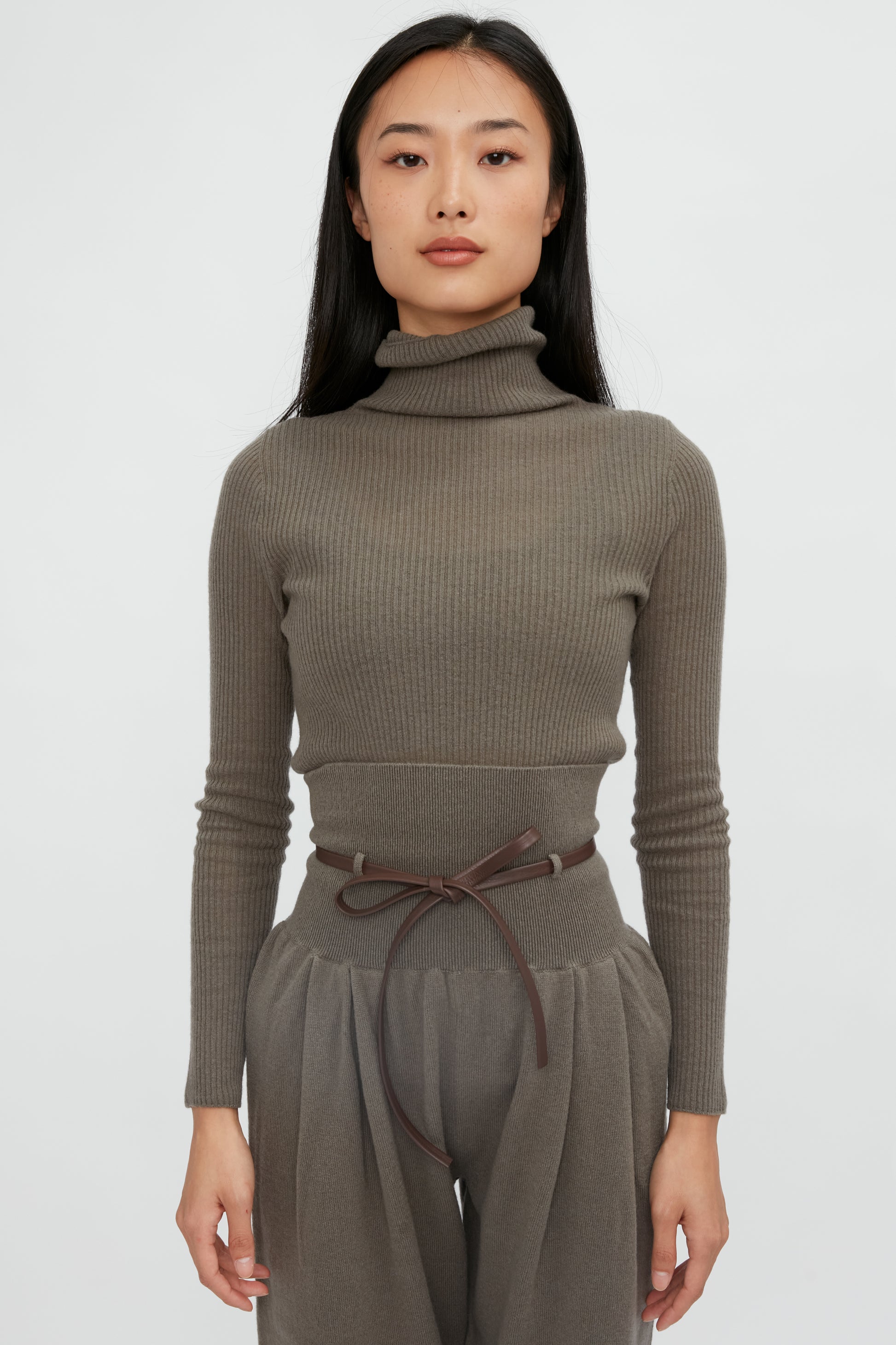 FABIANA FILIPPI Turtleneck Sweater in Militare