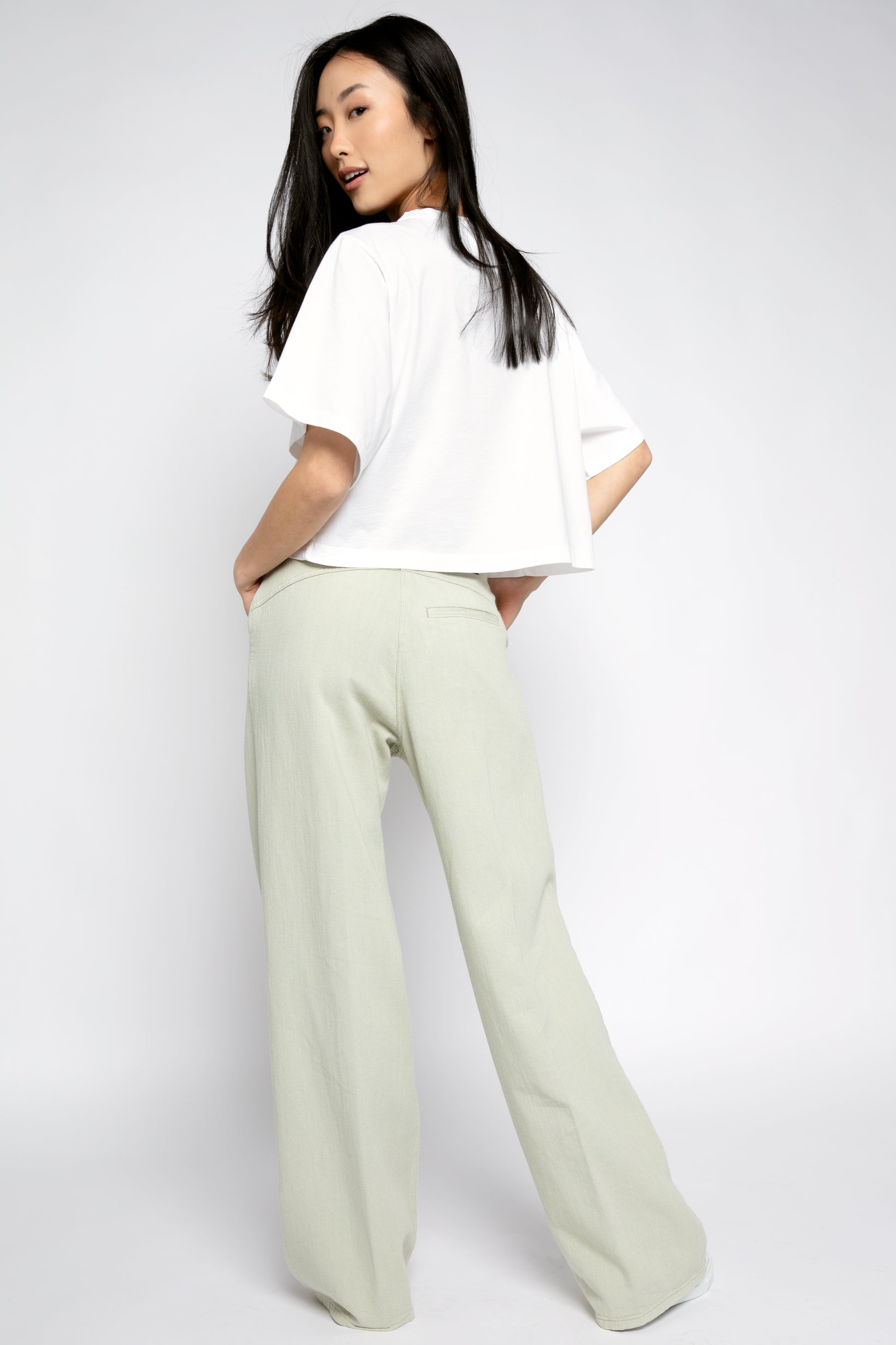 FORTE FORTE Trouser Pant in Agave