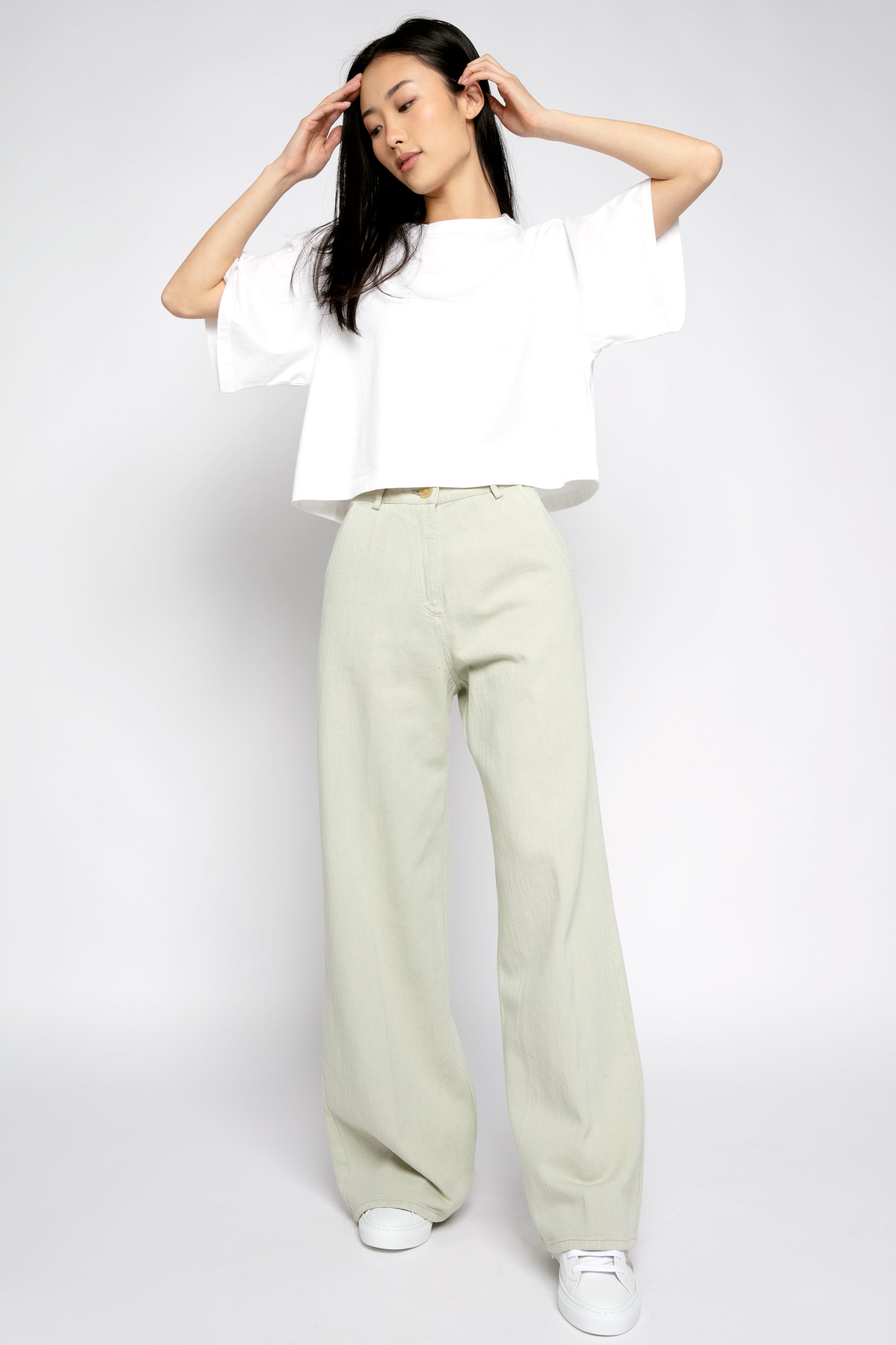 FORTE FORTE Trouser Pant in Agave