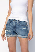 FRAME Le Grand Garcon Short in Montgrove Rips