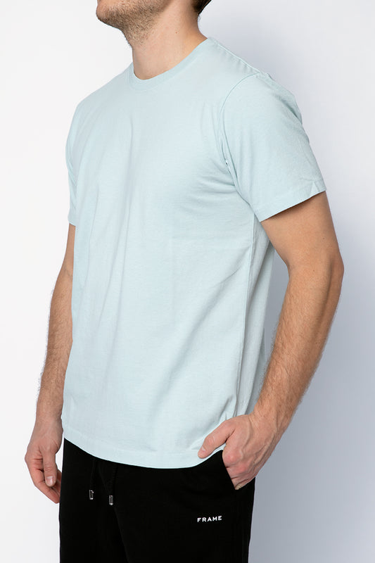 FRAME Logo T-Shirt in Sky Grey