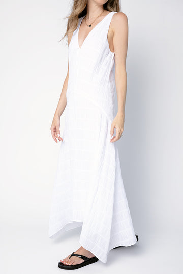 FRAME Savannah Dress in White