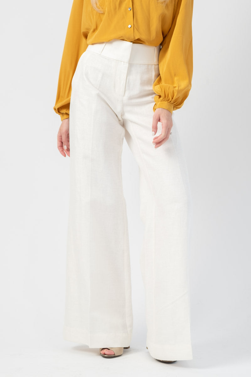 FRAME Metropolitan Pant in Soft White