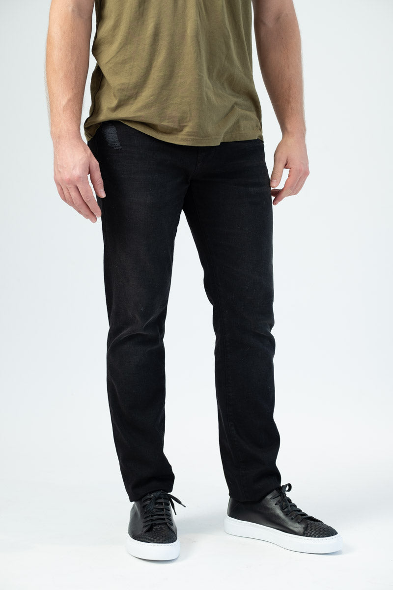 FRAME L'Homme Slim Released Hem Jeans in Smokestack