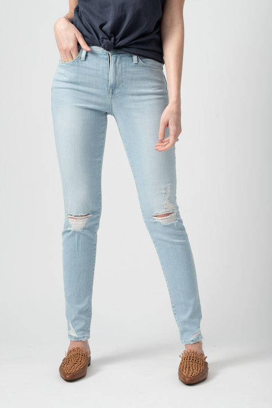 FRAME Le High Skinny in Rush