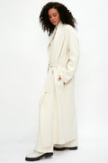GENTRYPORTOFINO Cashmere Cardigan Coat in Burro