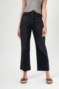 GRLFRND Bobbi High Rise Jean in Black On The Road