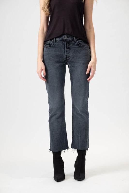 GRLFRND Tatum Mid-Rise Micro Boot in Midnight Rambler