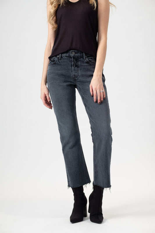 GRLFRND Tatum Mid-Rise Micro Boot in Midnight Rambler