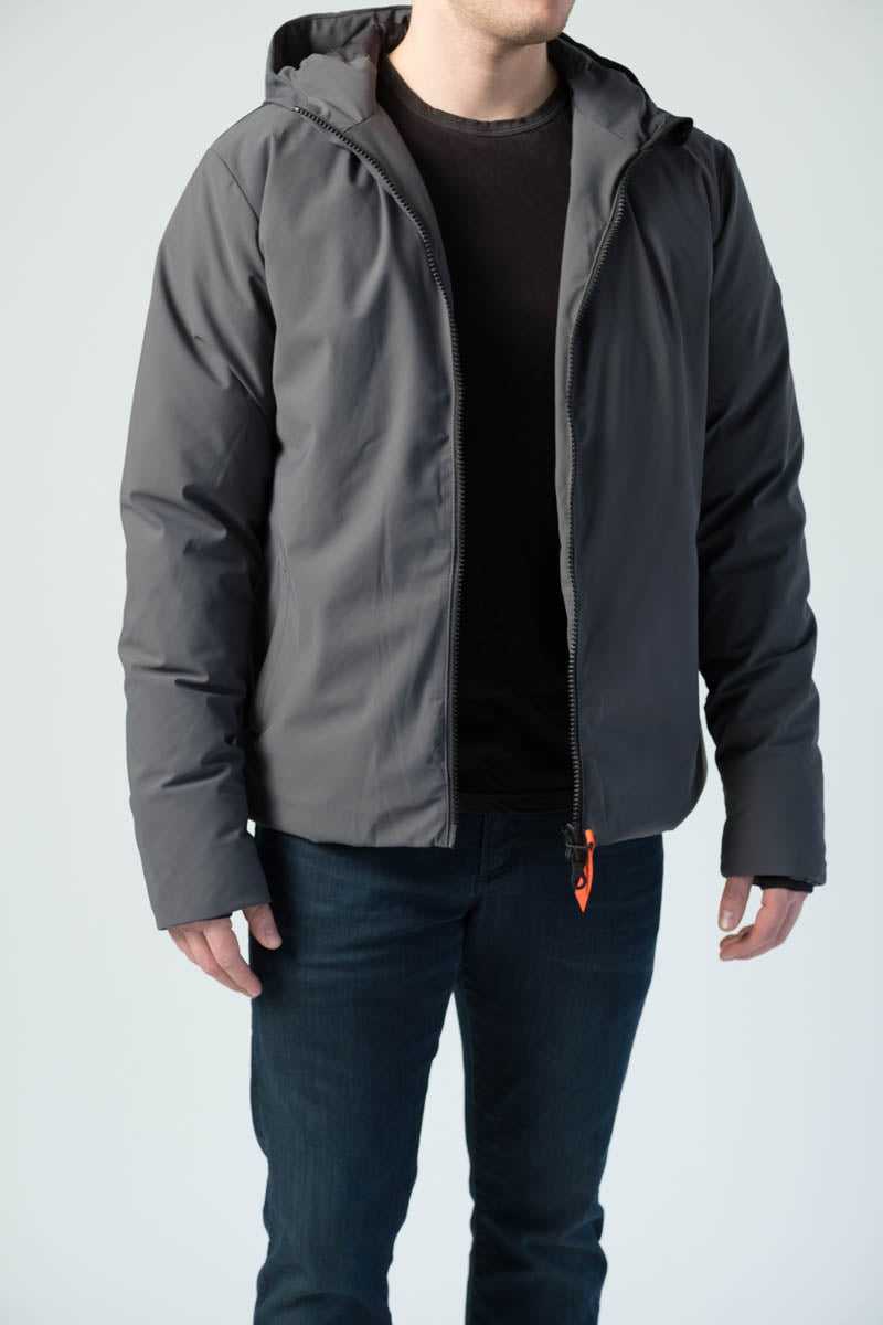 GERTRUDE + GASTON Adam Down Jacket in Grey