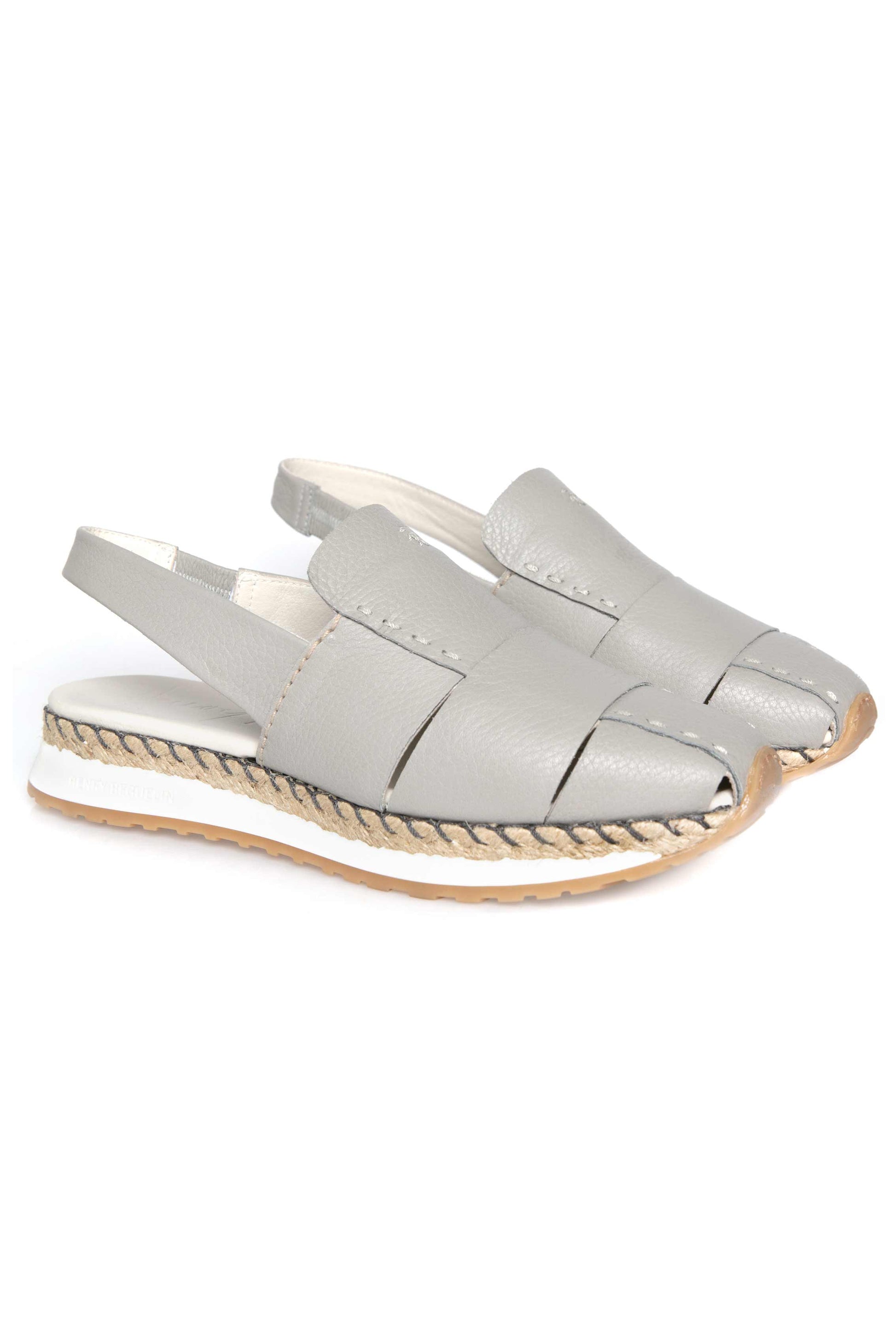HENRY BEGUELIN Chanel Sport Leather Slingback Shoe in Cervo Brina