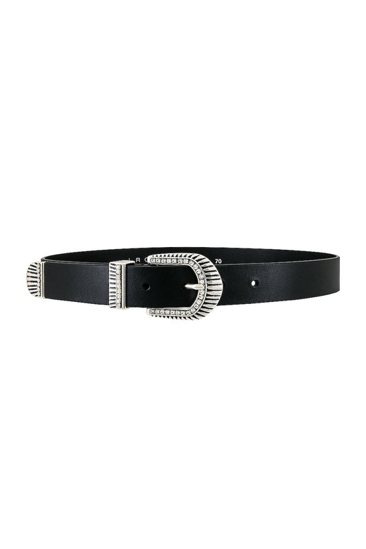 IRO Andily Leather Belt in Black