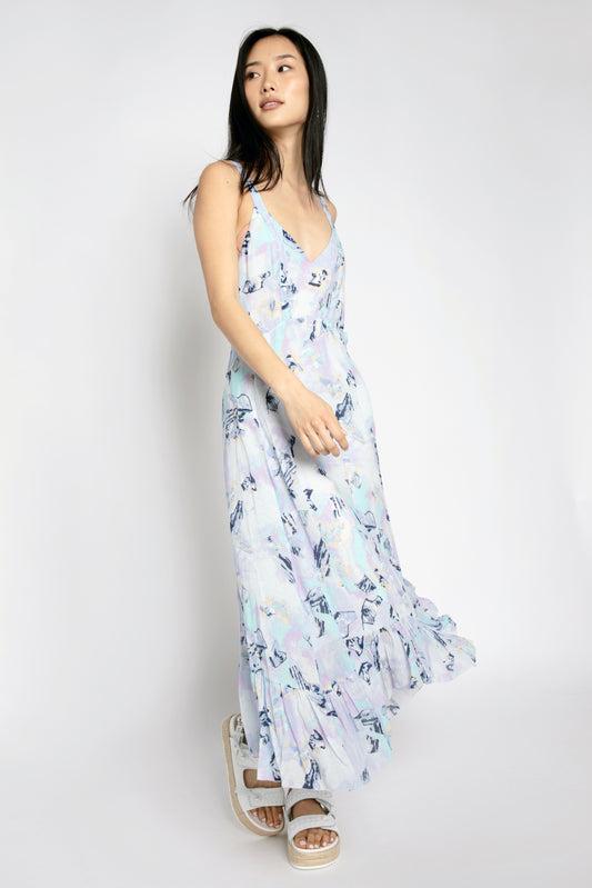 IRO Andou Dress in Mixed Blue