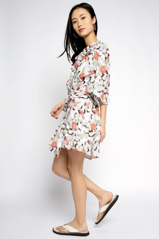 IRO Carlina Dress in Mixed Green Print