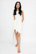 IRO Jely Asymmetrical Dress in Ecru