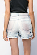 IRO Popi Shorts in Blue and Pink Multi