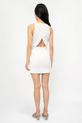 IRO Yasmina Dress in White and Silver