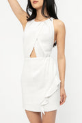 IRO Yasmina Dress in White and Silver