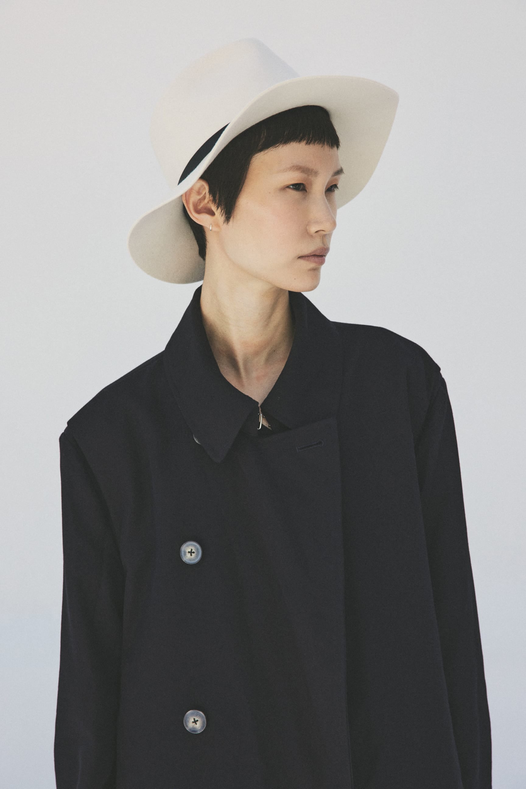 JANESSA LEONÉ Luca Fedora Hat in Creme