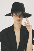 JANESSA LEONÉ Adelaide Fedora Hat in Black