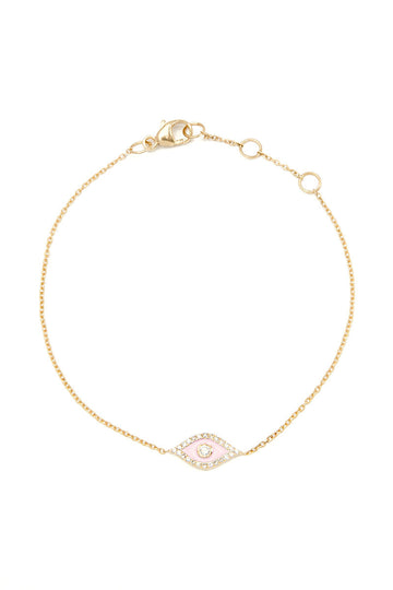 L.A. STEIN Rose Eye Bracelet in Yellow Gold