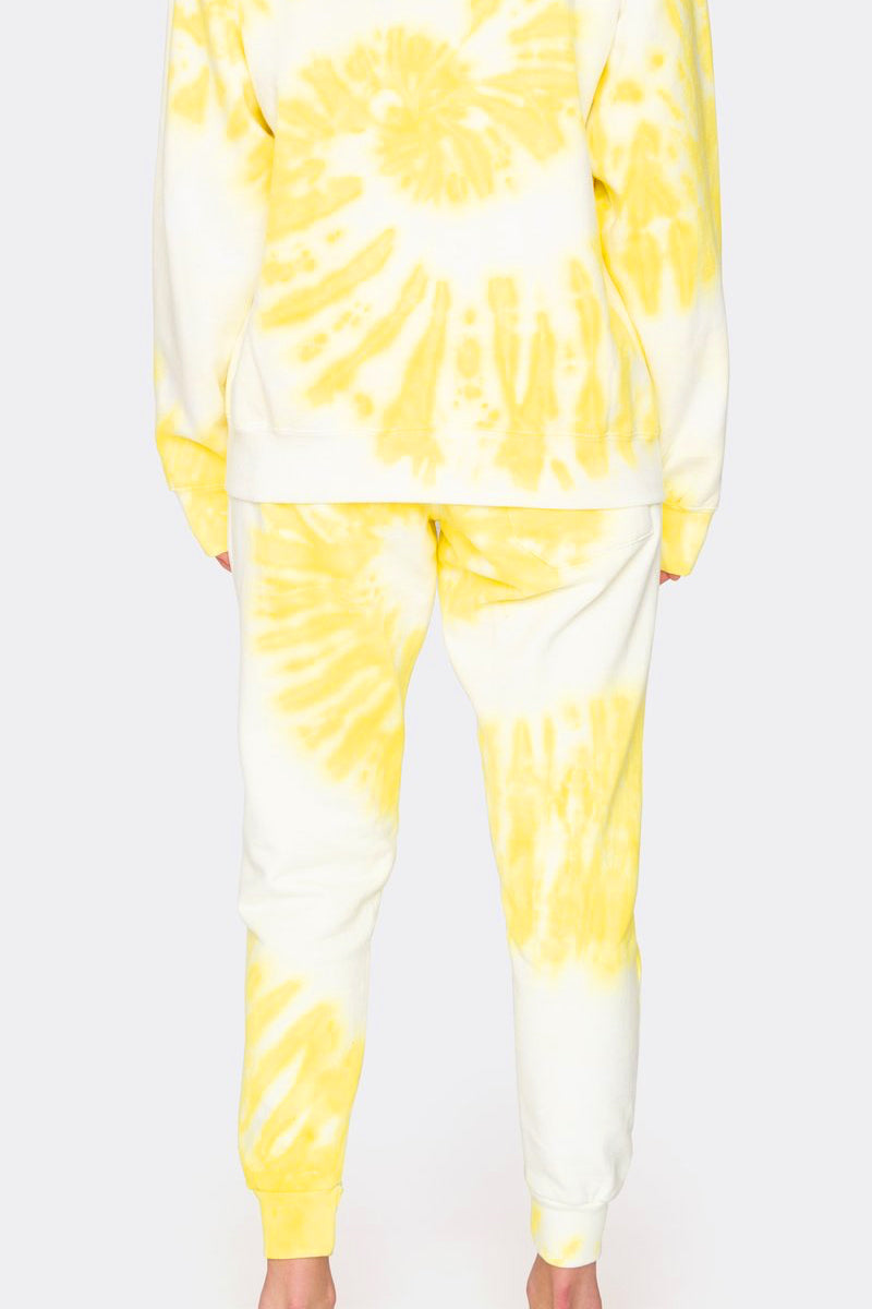 LA DETRESSE The Empress Electronic Lemonade Sweatpant in Yellow