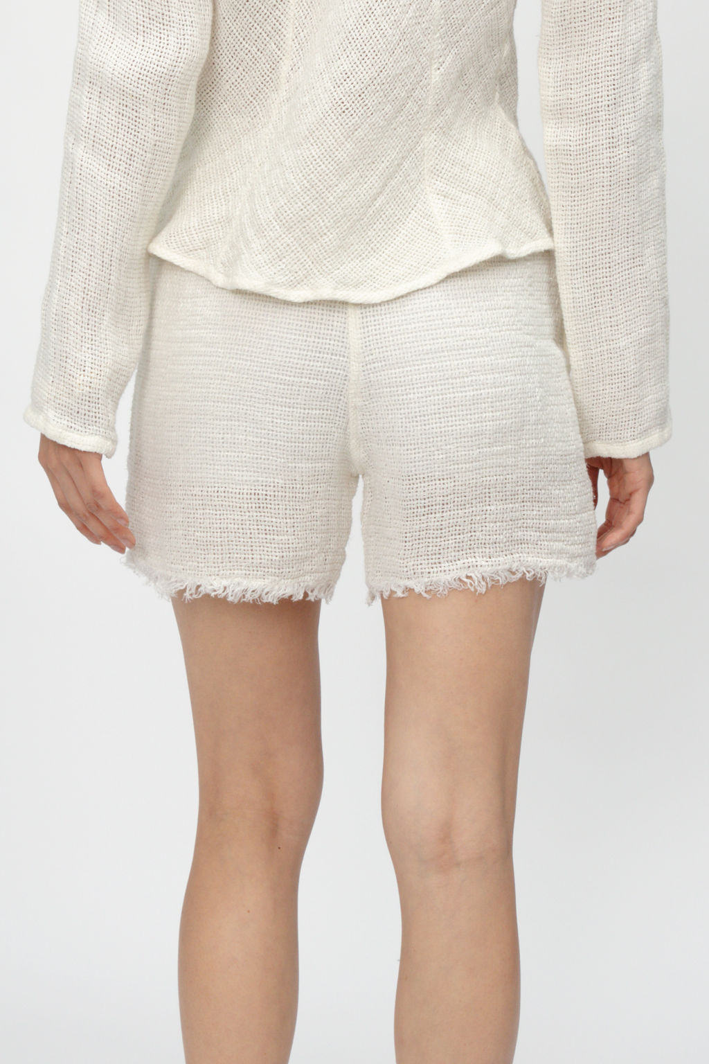 LA BOTTEGA DI BRUNELLA Aida Country Linen Short in Latte