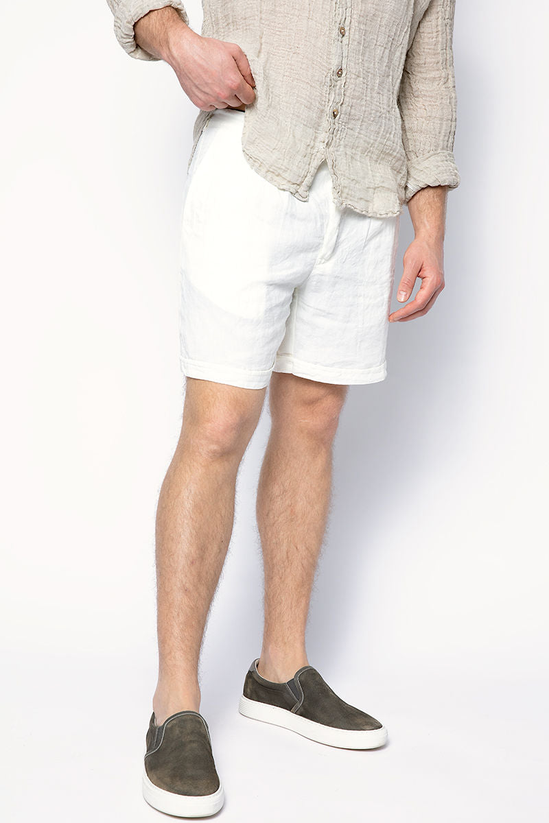 LA BOTTEGA DI BRUNELLA Edoardo Bermuda Shorts in Latte