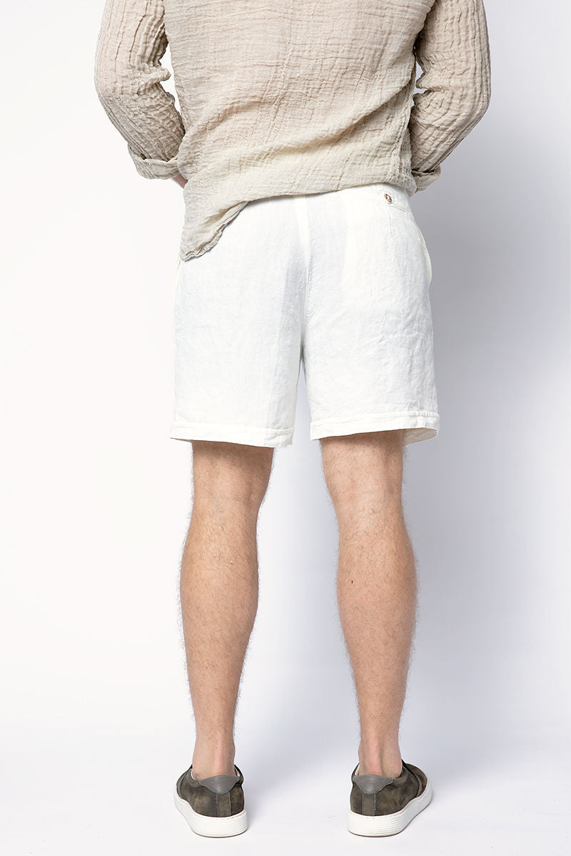 LA BOTTEGA DI BRUNELLA Edoardo Bermuda Shorts in Latte