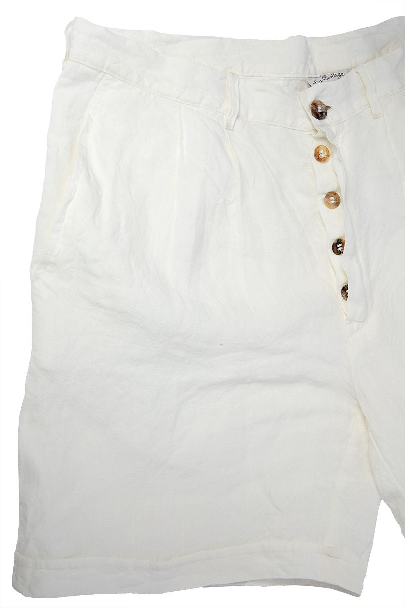 LA BOTTEGA DI BRUNELLA Edoardo Bermuda Shorts in Latte