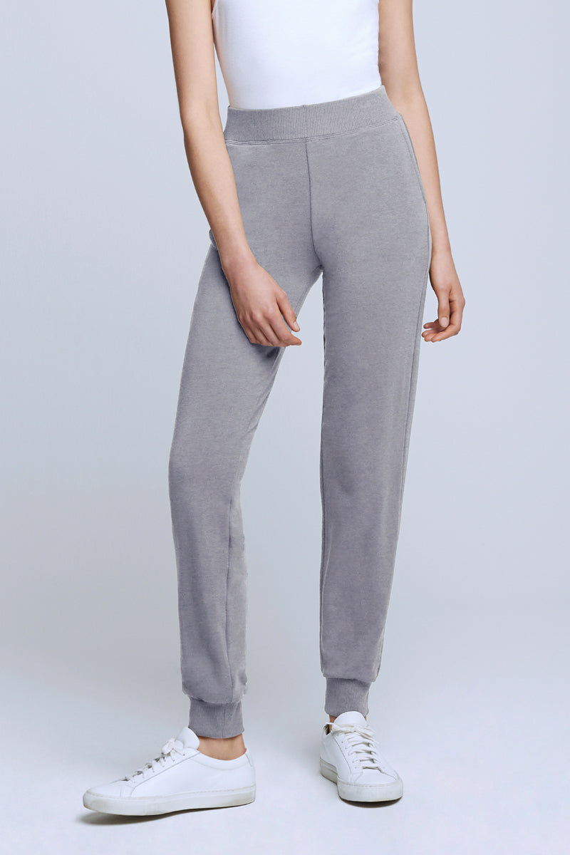 The Moss Jogger Pant in Heather Grey