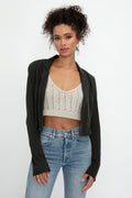 L'AGENCE Ashanti Bolero Jacket in Black