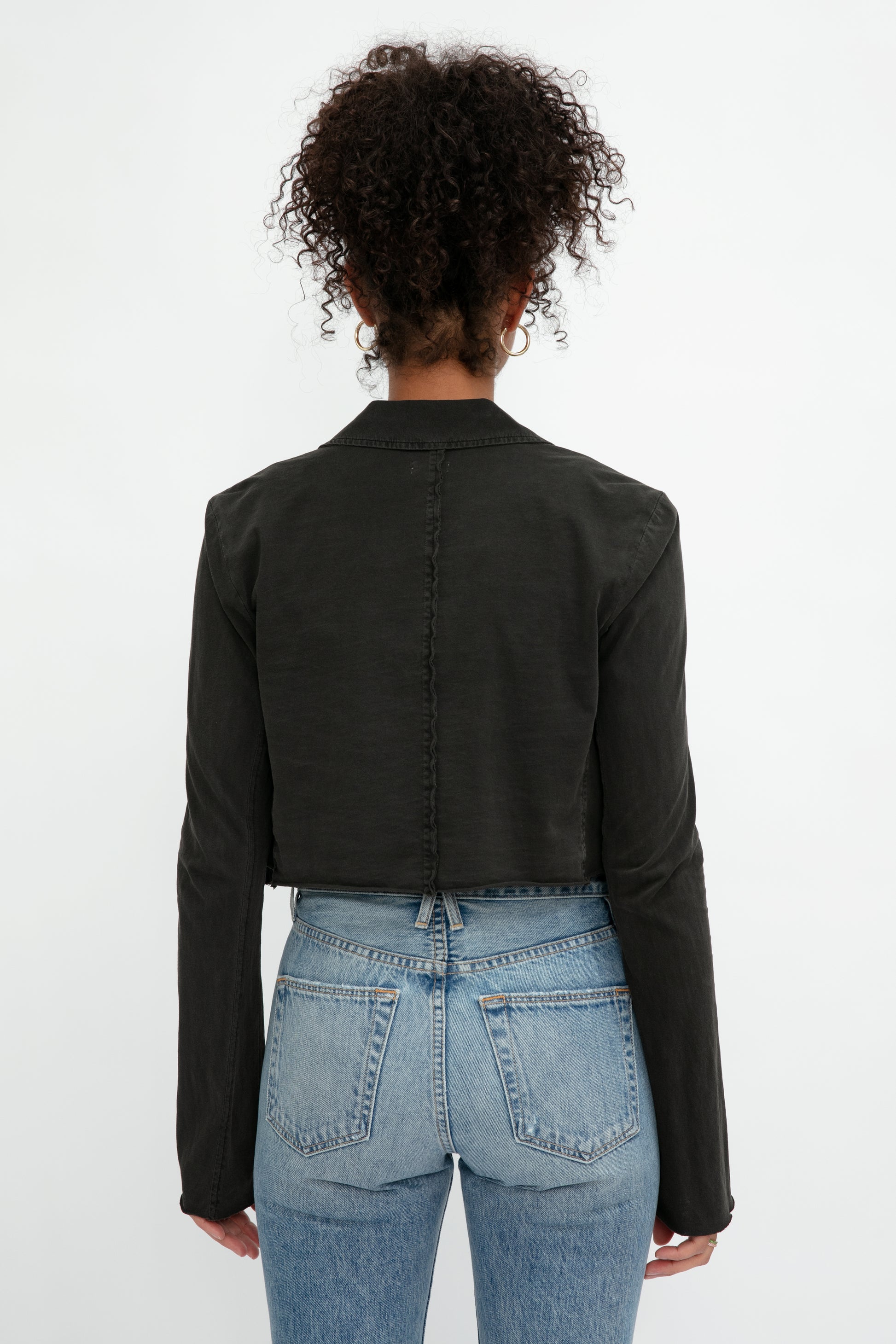 L'AGENCE Ashanti Bolero Jacket in Black