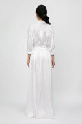 L'AGENCE Cammi Long Shirt Dress in White