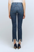 L'AGENCE High Line Skinny Jean in Destroyed Encina