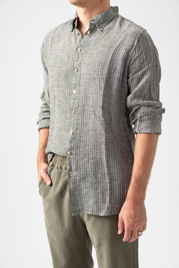 LA BOTTEGA DI BRUNELLA Shirt in Filetto Nero Naturale
