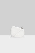 MARSÈLL Fantasmino Grained Leather Clutch in White