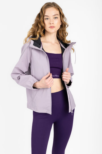 MAX MARA LEISURE Belgica Raincoat Jacket in Lilac