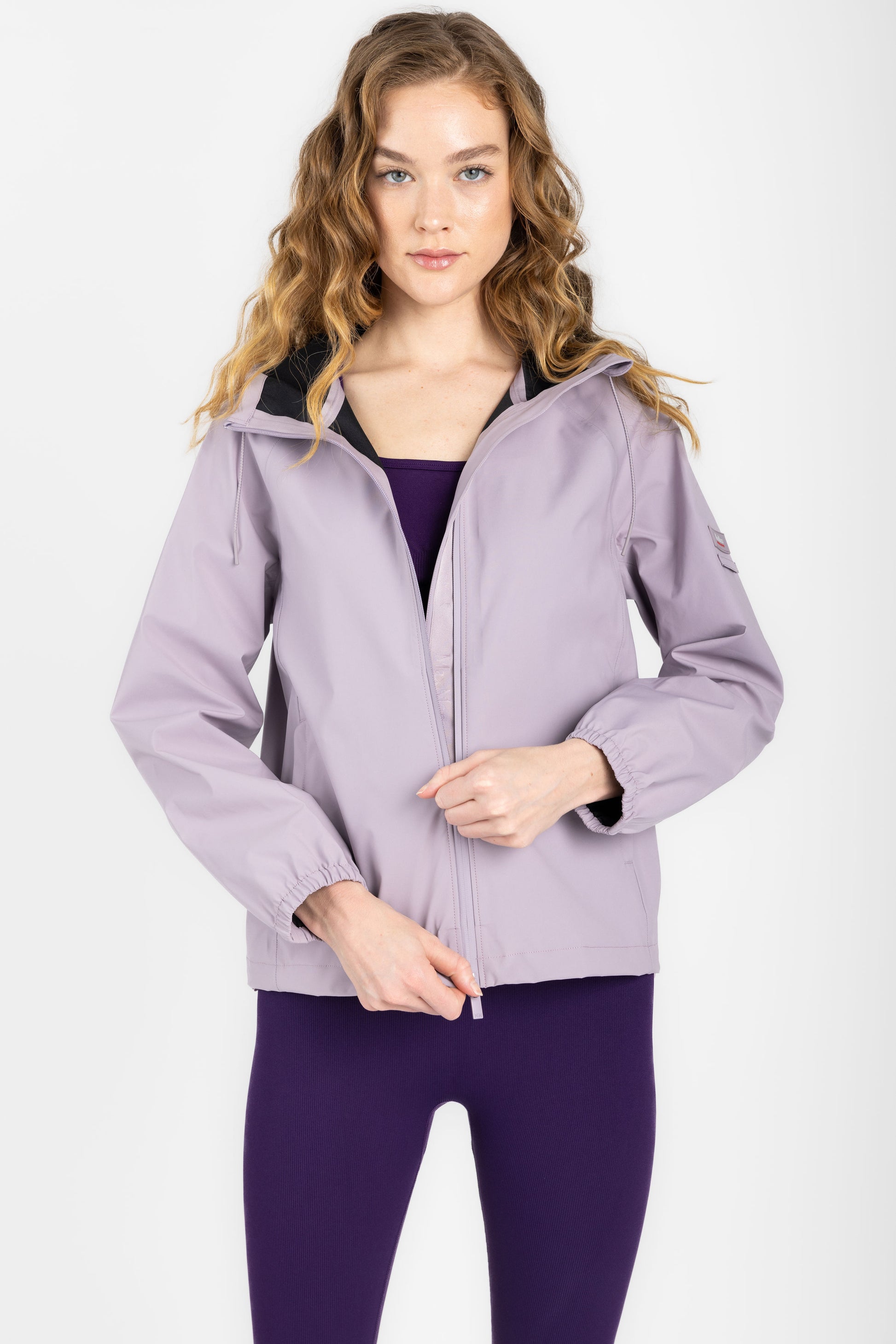 MAX MARA LEISURE Belgica Raincoat Jacket in Lilac