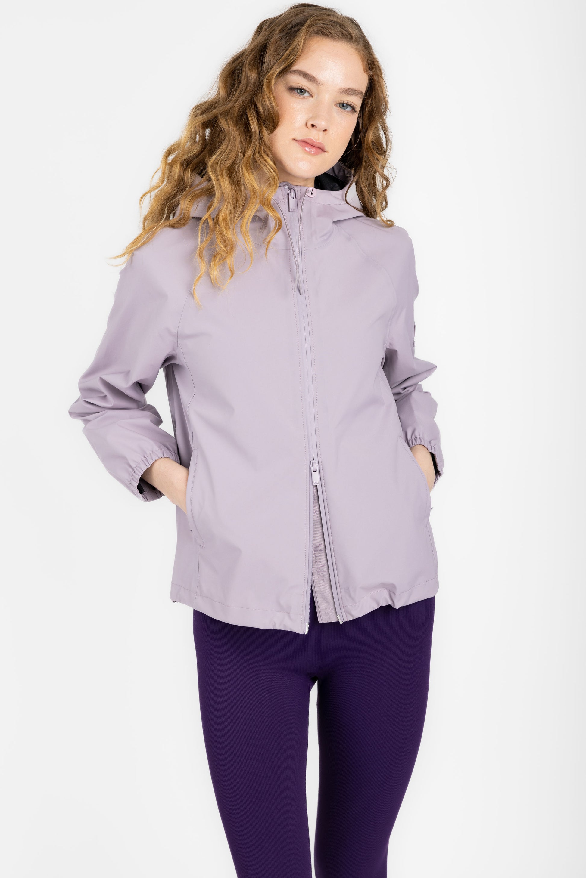 MAX MARA LEISURE Belgica Raincoat Jacket in Lilac