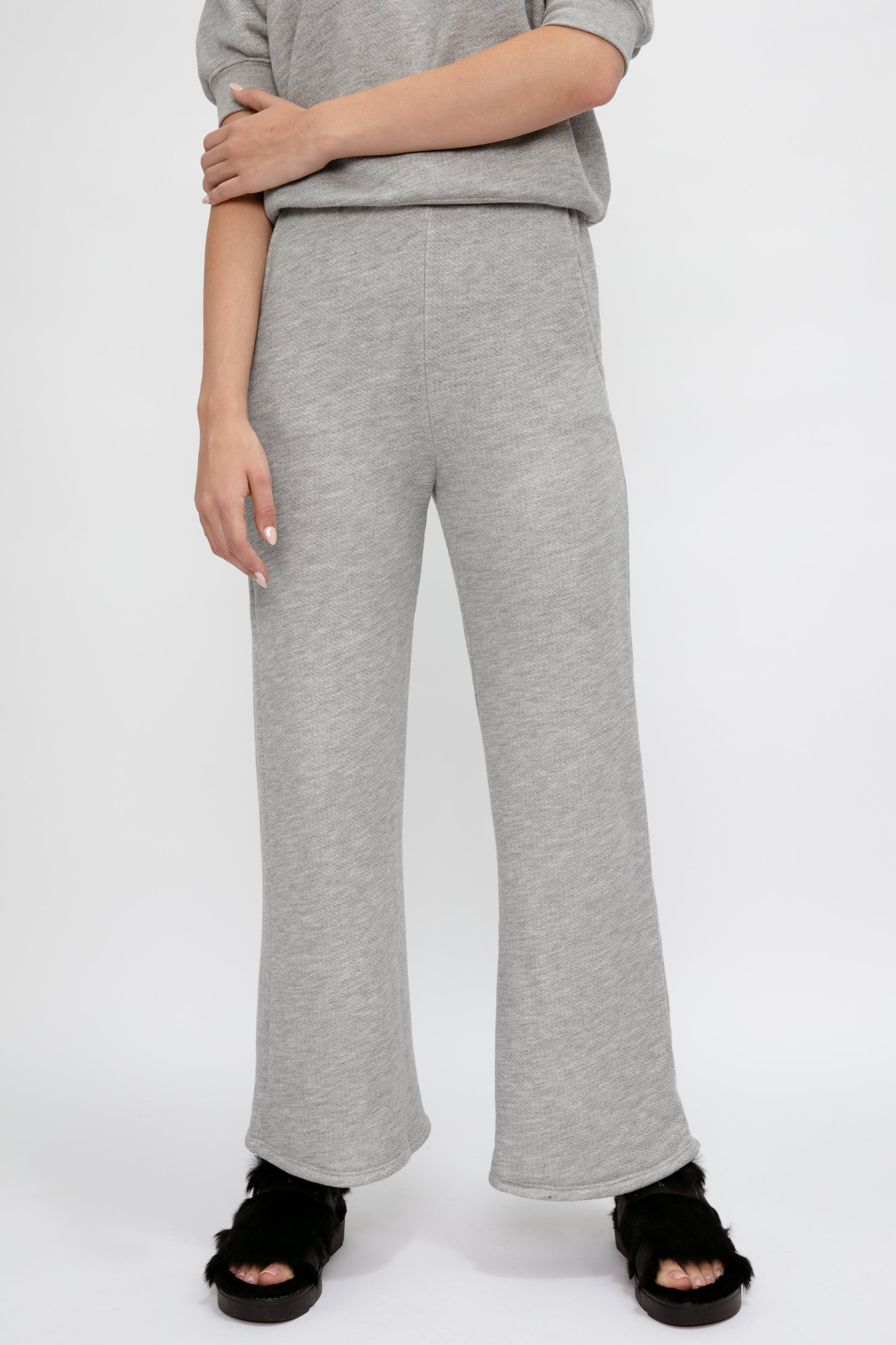 NSF Delilah A-Line Pant in Heather Grey