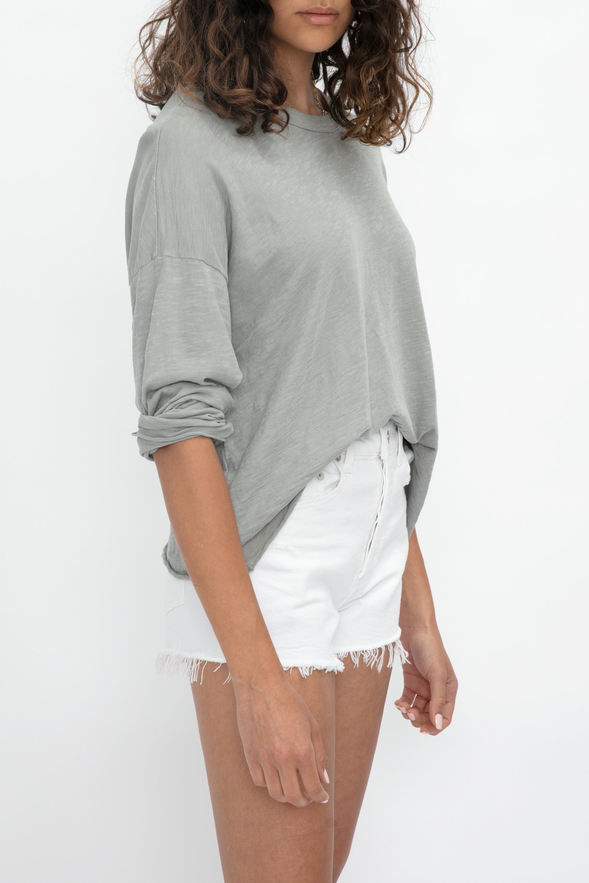 NSF Loffler Jersey Tee in Pigment Shale