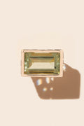 PASCALE MONVOISIN Poppy Signet Ring in Green Amethyst