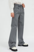 PESERICO Washed Denim Pant in Grey Slate